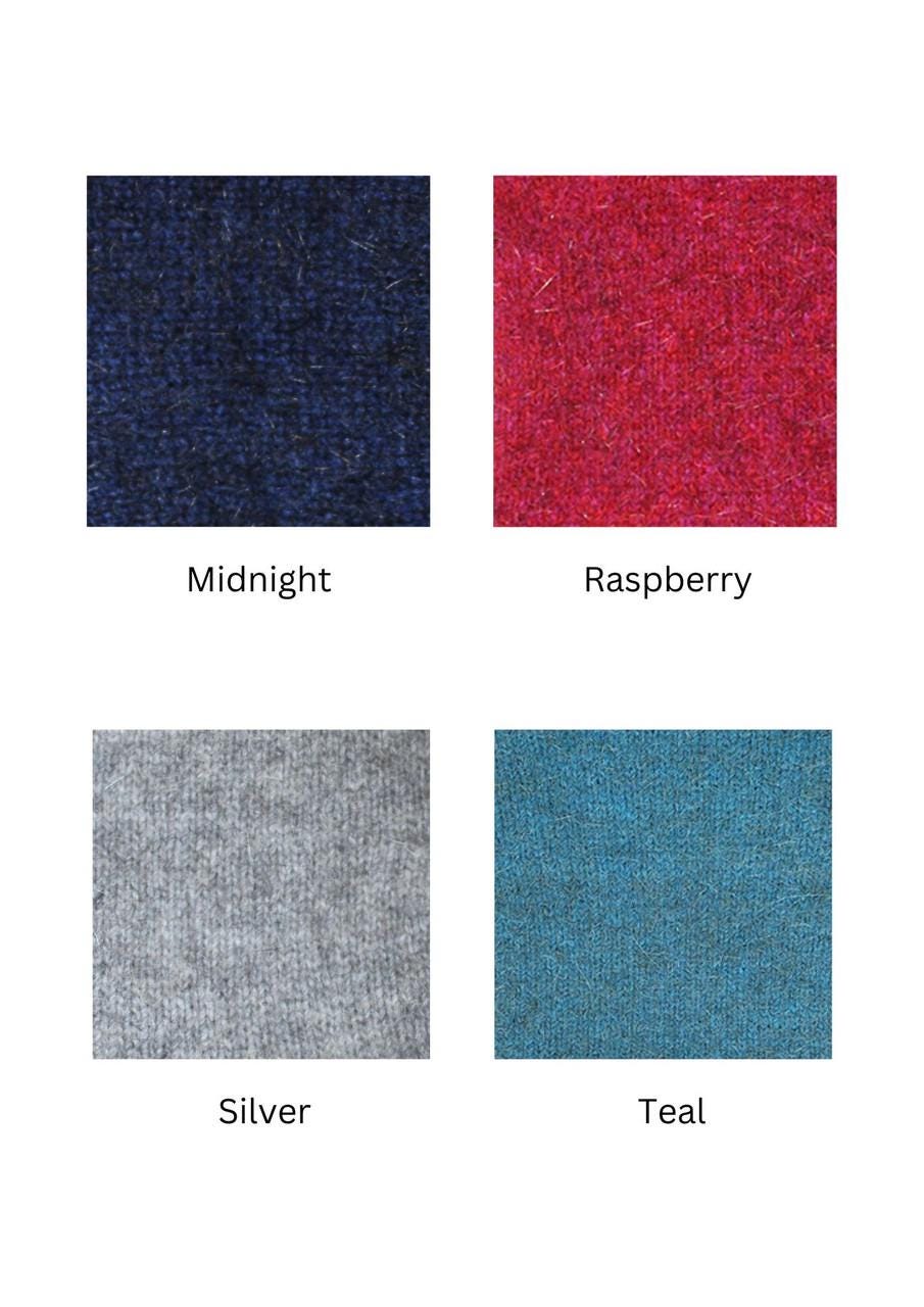 ニュージーランド製ポッサムメリノカーブヘムカウルネックセーター