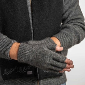 Possum Merino fingerlose Handschuhe