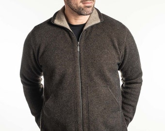 マクドナルド ニュージーランド ジャケット：ポッサムファー、メリノ