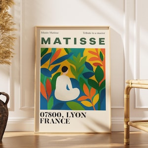 Matisse Style Art Print: Modern Minimalist Wall Decor (Digital Download