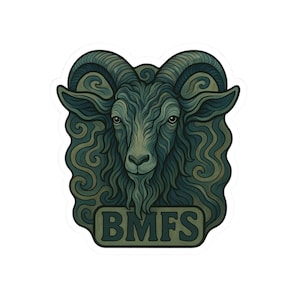 BMFSヤギステッカー