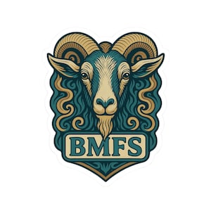 BMFSヤギステッカー