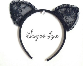 Lace Cat Ears