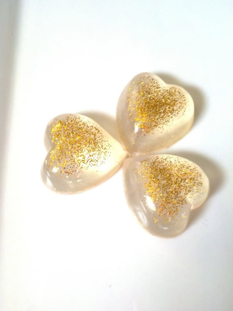 Three Golden Heart Soaps image 1