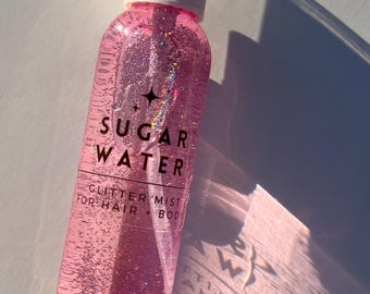 Sugar Water Glitter Mist - Body and Hair Spray - Body Glitter Spray - Sugar Water Glitter Spray