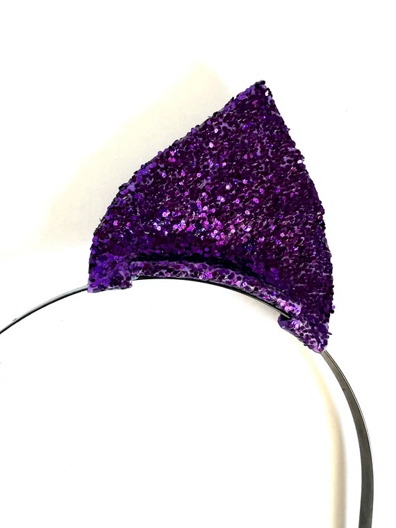 Serre-tête Oreilles De Chat Cosplay - Accessoire Carnaval, Halloween, Fête Déguisée - Noir