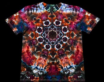 Large mandala/spine ice dye