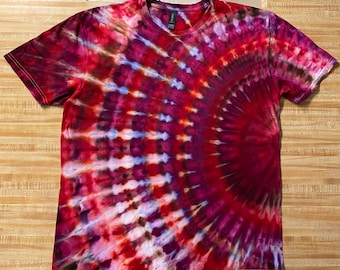 XL side fanfold tie dye