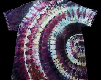 XL side fanfold ice dye