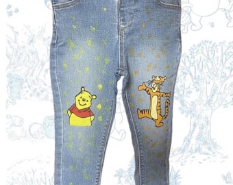 Jeans dipinti a mano