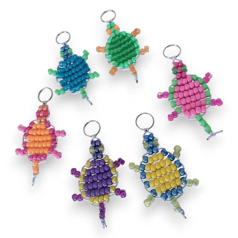 Pony Bead Keychain - Etsy
