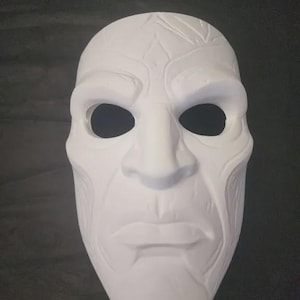 Skull Guardian Mask STL – 3D Printable Halloween Decor for 12ft Skeleton or Display