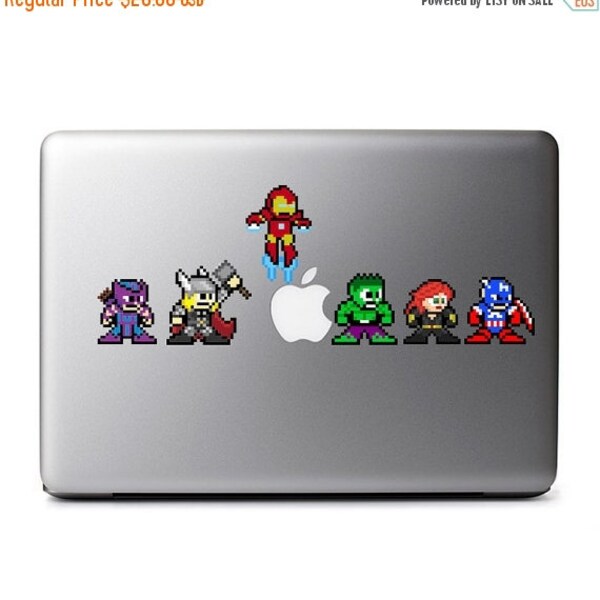 Avengers 8-Bit (Set) Vinyl Decal