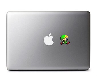 Link (Walking) from The Minish Cap Retro 8-Bit Vinyl Decal