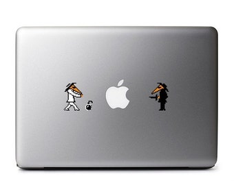 Spy Vs. Spy Retro 8-Bit Vinyl Decal