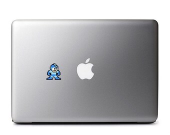 Mega Man (Pose) Retro 8-bit Vinyl Decal