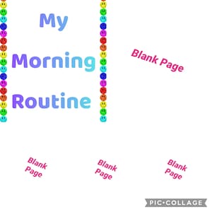 Kids Morning Routine Visual Cards | Printable Morning Schedule for ...