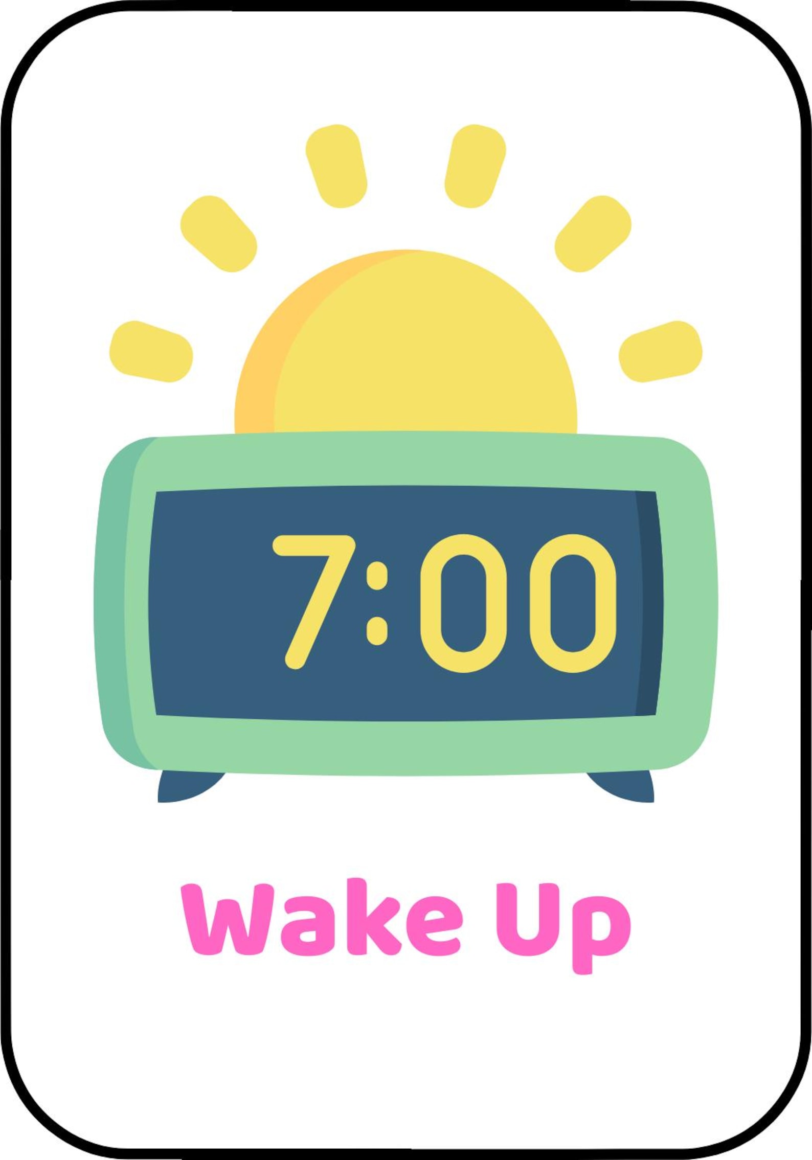 Morning Routing Card Kids Morning Routine Visual Cards | Printable Morning Schedule for ...