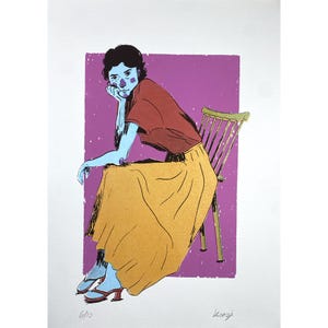 Fading Hours | High Quality Silkscreen Print | A3 | 4 Hand-Pulled Print | Art | Screen Print | Silkscreen | Poster | Limited Edition