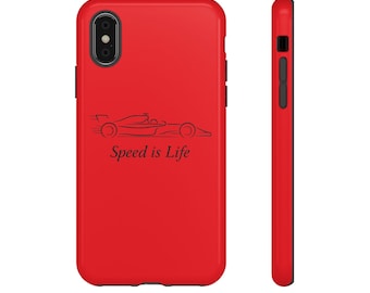 Etui na telefon wyścigowy – Prędkość to życie, prezent dla entuzjasty motoryzacji, akcesorium dla miłośnika samochodów, gadżety związane ze sportem motorowym