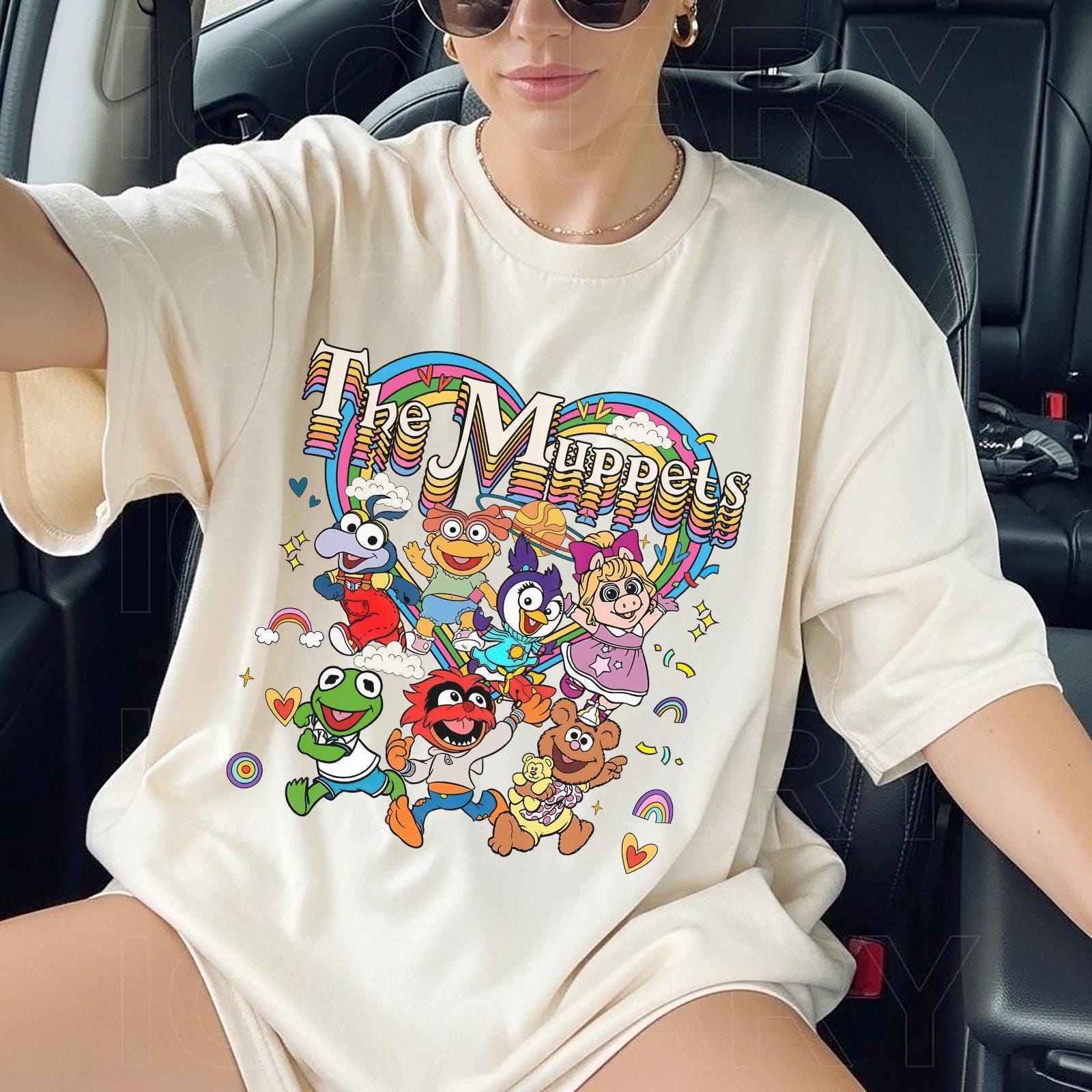 Retro Disney Muppet Family Heart Character Tee, Disney Muppet Comfort ...