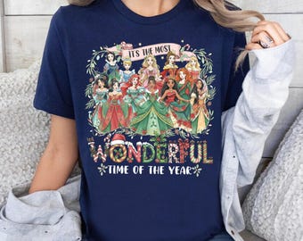 Camiseta navideña Coquette Bow de las Princesas Disney: La época más maravillosa del año, Lazo mágico de Walt Disney World, Viaje de chicas a Disneyland en Navidad