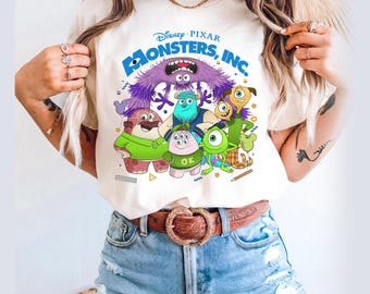 Disney Monster Inc Shirts, Cute Sulley and Boo T-Shirt, Monsters University Shirts, Disney Best Friends Shirts, Monster Inc Tee