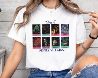 Vintage Disney Villians T-shirt, Bad Witches Villains Shirt, Maleficent Evil Queen Ursula Cruella Shirt, Disneyland Girls Trip Shirt