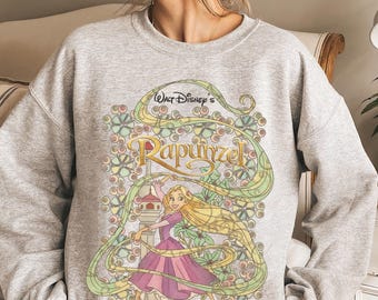 Vintage Disney Tangled Rapunzel Shirts, Rapunzel Princess Shirt, Pascal Sun Lantern Tee, WDW Magic Kingdom Disneyland Family Trip