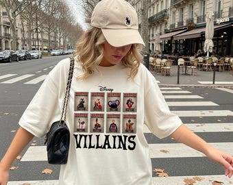Disney Villians Wanted T-shirt, Bad Witches Villains Shirt, Maleficent Evil Queen Ursula Cruella Shirt, Disneyland Yzma Hades Girls Trip
