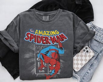 Mavel Studio The Amazing Spiderman Shirt, Superhero Character Tee, Spiderman Family Kid, Family Vacation Tee, Family Matching Shirts Gift