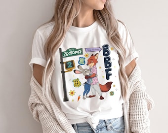 Disney Zootopia Movie 2 Bunny Best Friend Shirt, Judy Hopps Nick Wilde Gary De'Snake Tee, Zootropolis, Disneyland Family 2026 Trip Shirt