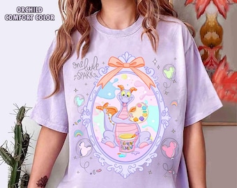 Coquette Disney Figment Balloons Shirts, One Little Spark Tee, Disney World Imagination Pavilion, Family Trip 2026 Shirt, Disneyland Shirt