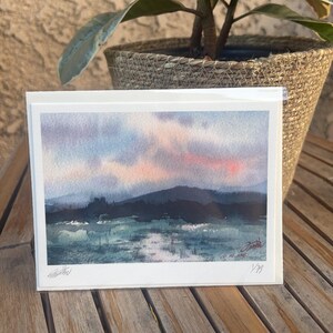 After the Wind | Limited Edition Hand Signed Numbered Cotton Paper Art Card (Includes Envelope)