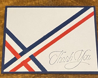 Patriotic Thank You card w/envelope
