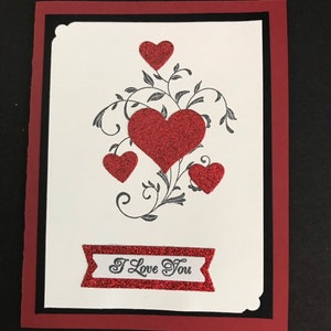 Flourish With Four Hearts Card afbeelding 1