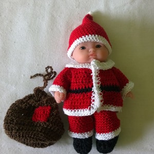 Santa Claus outfit for 5&quot; Lots to Love Doll
