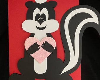 Adorable Skunk Valentines Box