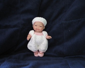 5" doll romper ensemble