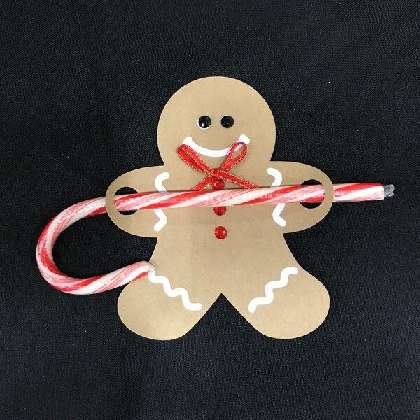 Gingerbread Candy Cane Holder Etsy