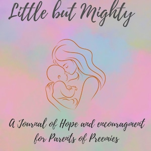 Preemie Baby Journal |Printable NICU Journal for Preemie mamas | Preemie Milestone Tracker| Digital Download