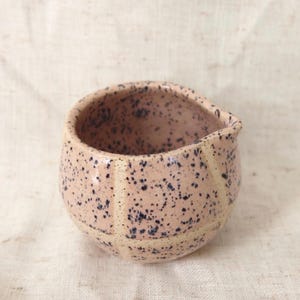 The Checkered Ceramic Matcha Bowl - Cotton Candy, Matcha Whisking Bowl