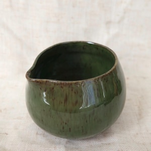 The Ceramic Matcha Bowl - Forest Green, Matcha Whisking Bowl