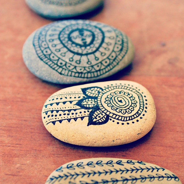 FOR LAUREN | Indian Ink Zen Stones