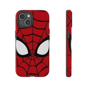 Custodia rigida per telefono Spiderman, accessorio da supereroe, regalo per bambini, protezione per telefono, gadget da supereroe