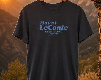 Mount LeConte T-shirt | Great Smoky Mountains shirt | GSMNP | Summit shirt | Appalachian Trail