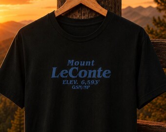 Mount LeConte Tee | Great Smoky Mountains shirt | GSMNP | Summit Shirt | Appalachian Trail