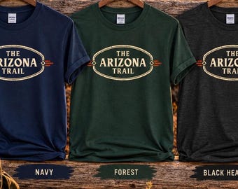 Arizona Trail Shirt, Arizona Hiking Tee, AZT Hiker Gift, Arizona Trail Gift, Desert Hiking T-Shirt Unisex Softstyle T-Shirt