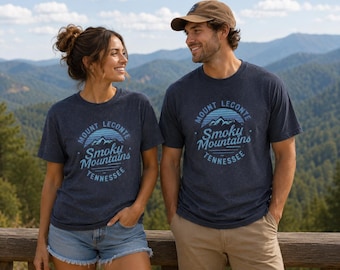 Mount LeConte, Smoky Mountains Tennessee T-Shirt | Summit Shirt
