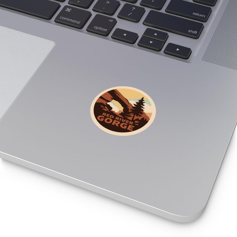 Sticker - Red River Gorge Retro Arch | Round Sticker | RRG Natural ...